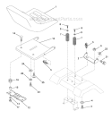 Page F Diagram and Parts List for WE16542D  Weed Eater Lawn Tractor